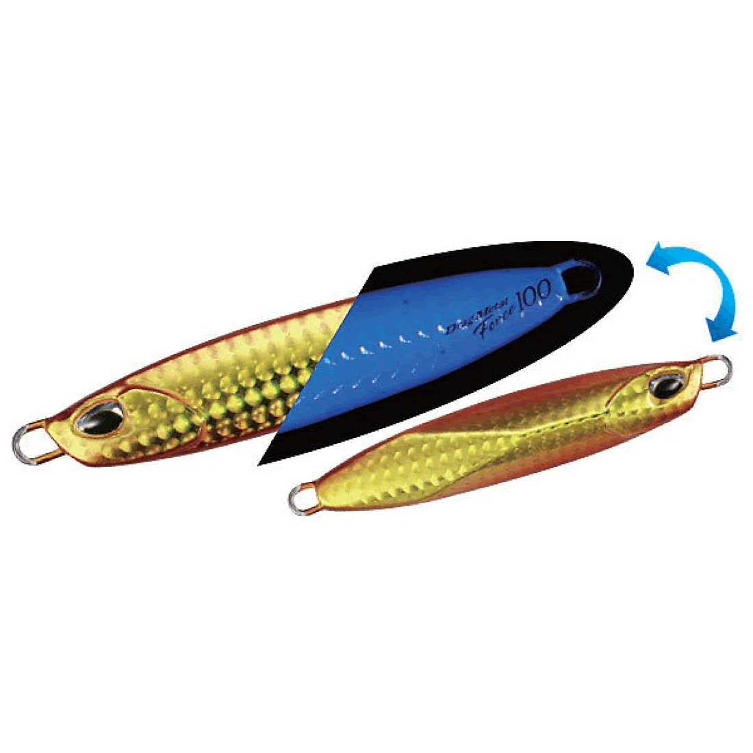 DUO DRAG METAL FORCE 60g 70mm : 60g PBA0516 UV RED GOLD saltwater fishing lure