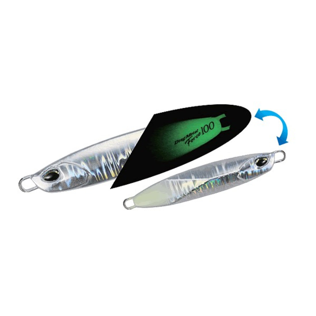DUO DRAG METAL FORCE 150g 97mm : 150g PPA0518 SILVER GLOW saltwater fishing lure