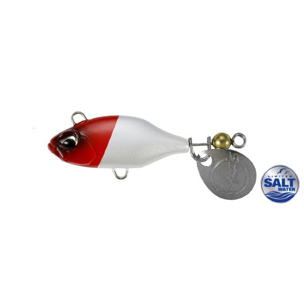 DUO REALIS SPIN SW 11g 38mm : 11g Sinking ACC001 PEARL RED HEAD saltwater fishing lure