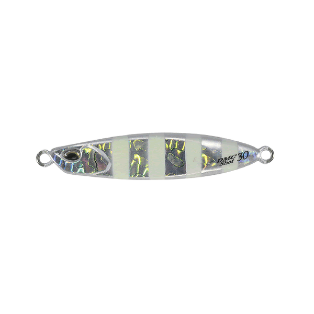 DUO DRAG METAL CAST SHOT 30g 60mm : 30g PJA0101 ZEBRA GLOW saltwater fishing lure