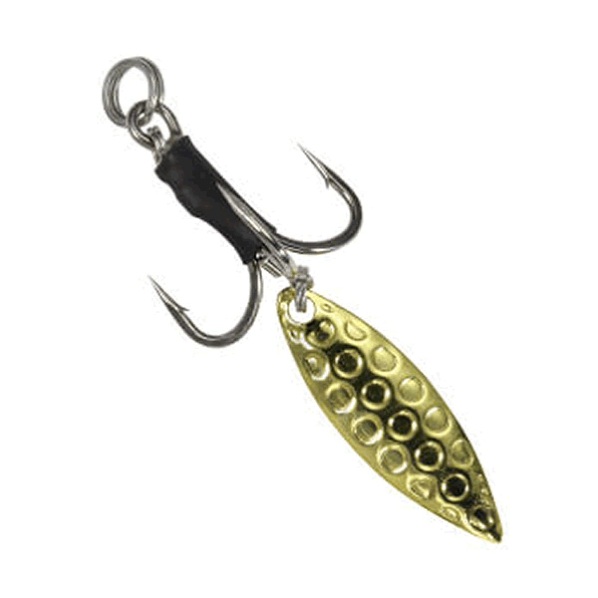 DUO DRAG METAL CAST SHOT BLADE HOOK TREBLE #8 (6 pcs/pack) GOLD BLADE