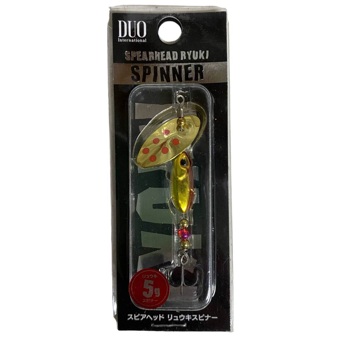DUO SPEARHEAD RYUKI SPINNER 5g 20mm : 5g Sinking AKAKIN - Britannic Trade