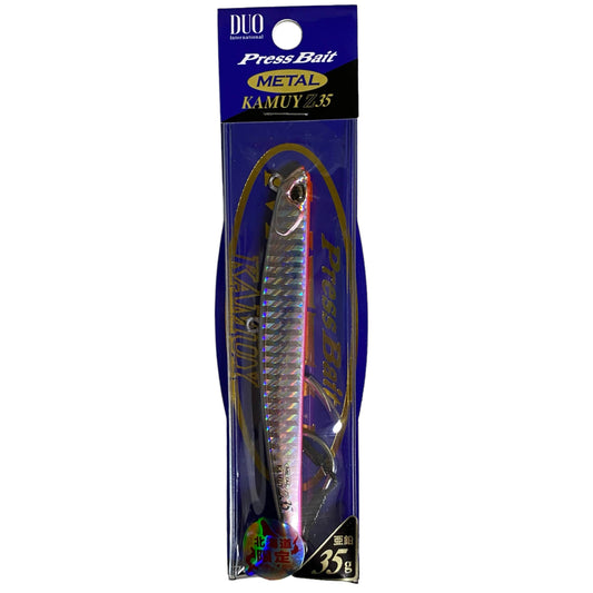DUO PRESS BAIT METAL KAMUY Z35 105mm : 35g PINK BACK SILVER saltwater fishing lure — photo 2