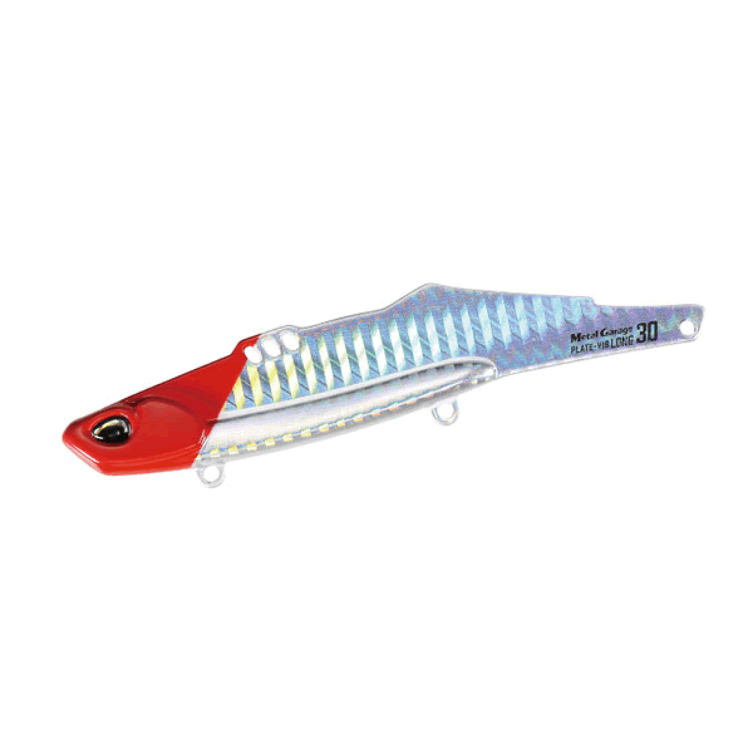 DUO METAL GARAGE PLATE-VIB LONG 30g 110mm : 30g PHA0001 RED HEAD HOLO saltwater fishing lure