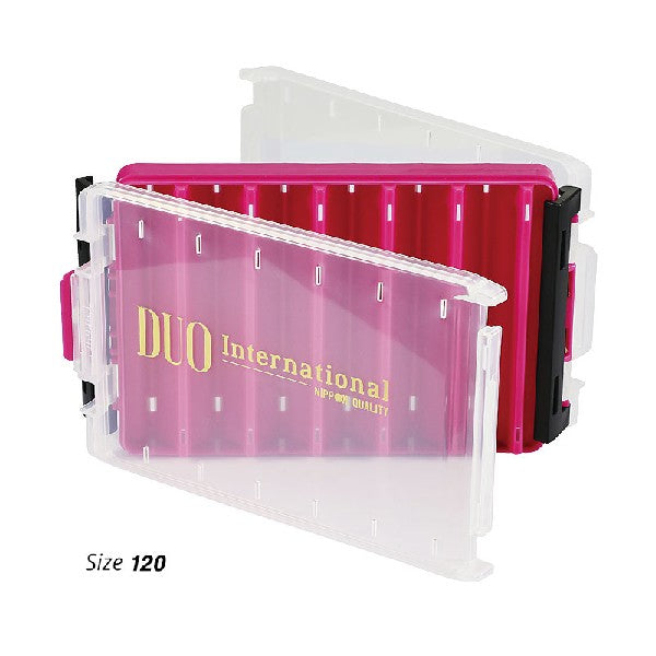 DUO BEACH WALKER LURE CASE 120 200x126x36mm REVERSIBLE PINK/GOLD LOGO