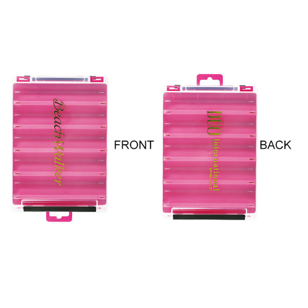 DUO BEACH WALKER LURE BOX REVERSIBLE 140 205 x 145 x 40mm PINK/GOLD LOGO