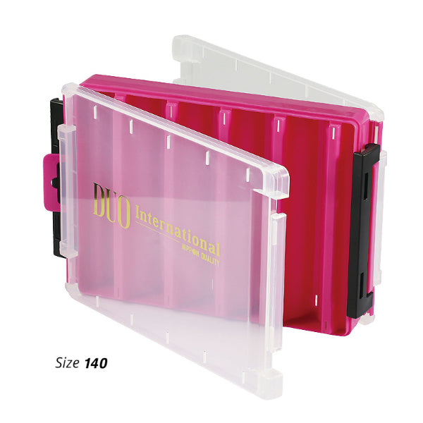 DUO BEACH WALKER LURE BOX REVERSIBLE 140 205 x 145 x 40mm PINK/GOLD LOGO