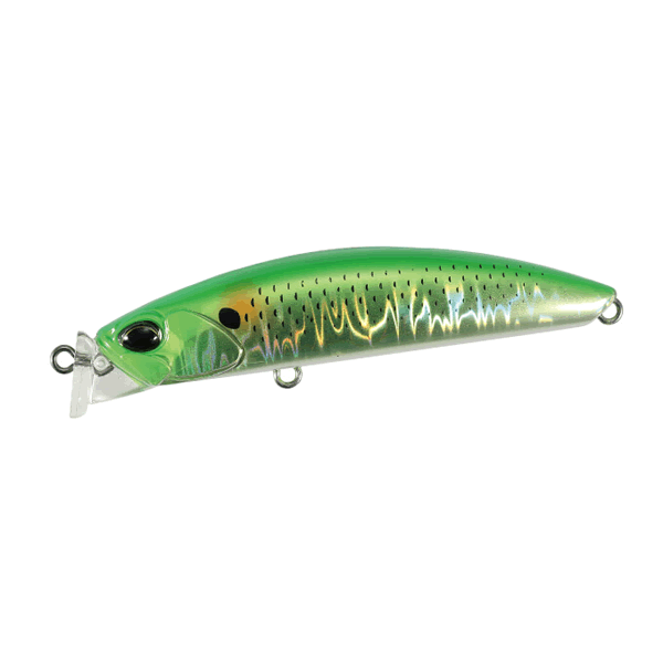 DUO TERRIF DC-7 BULLET 75mm : 10.2g Slow Floating CPA3512 INAKKO LIME CHART saltwater fishing lure