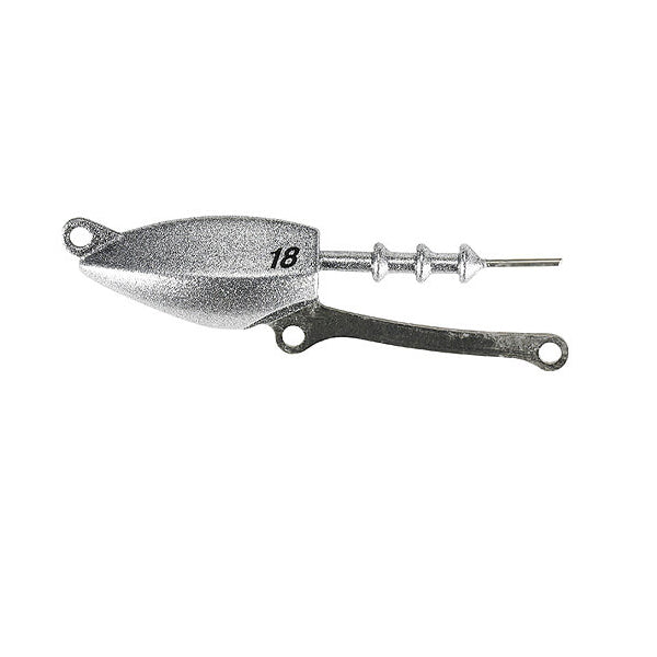 DUO BEACH WALKER SPARROW HEAD 25g : #6 (Head 2 pcs : Hook 4pcs / pack) PCC0481 SILVER fishing terminal tackle