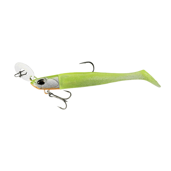 DUO BAY RUF BR CHATTER SHAD SET 18g 3.5" : 18g PCC0658 LG BAY WHITE SILVER FLAKE saltwater fishing lure