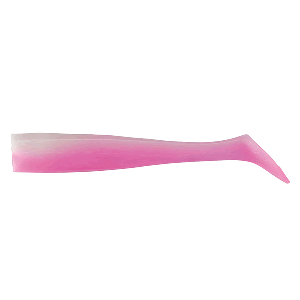 DUO BAY RUF BR CHATTER SHAD 3.5" (3 pcs/pack) S048 BAY WHITE