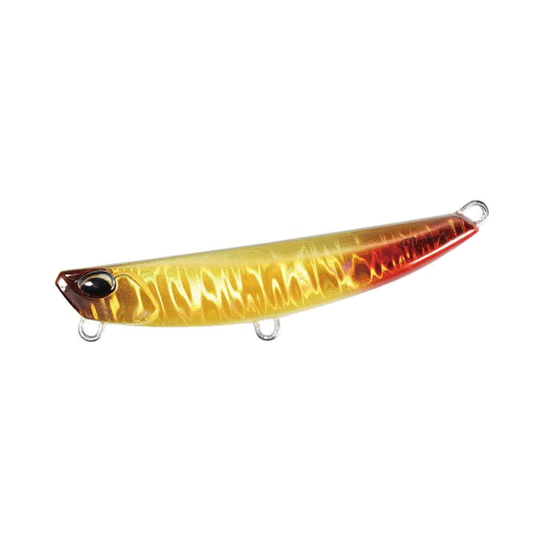 DUO BEACH WALKER FLIPPER Z36 85mm : 36g GPA0734 UV KOHAKU W GLOW RT saltwater fishing lure