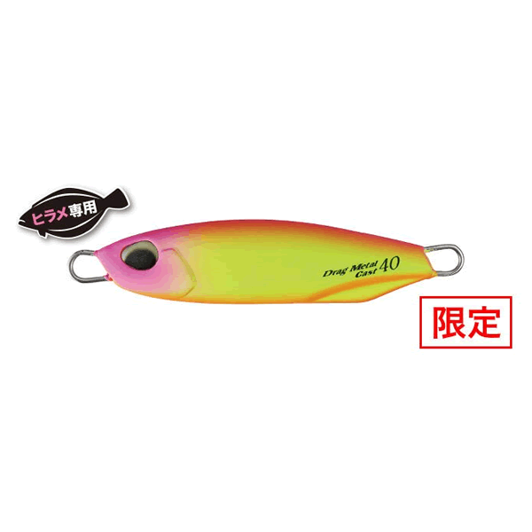 DUO Drag Metal Cast Flat Fish Selection 40g Sinking ACC0672 MATT CHART PINK OB saltwater fishing lure