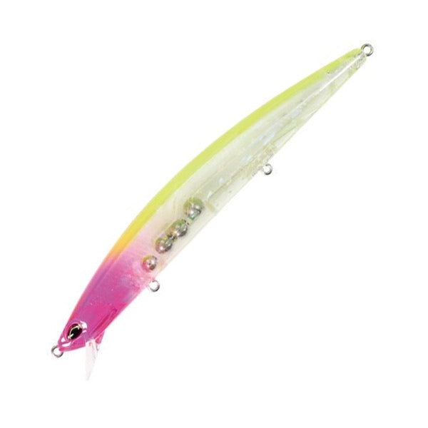 DUO TIDE MINNOW SPRAT 140S Length: 140 mm / Weight: 29 g Sinking CLA0602 Clear Pink Head Chart