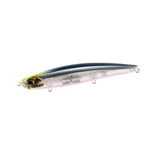 DUO BAY RUF SEEK 128S SLIGHT 128mm : 29.5g Sinking CSH0776 UV CLEAR FLASH saltwater fishing lure