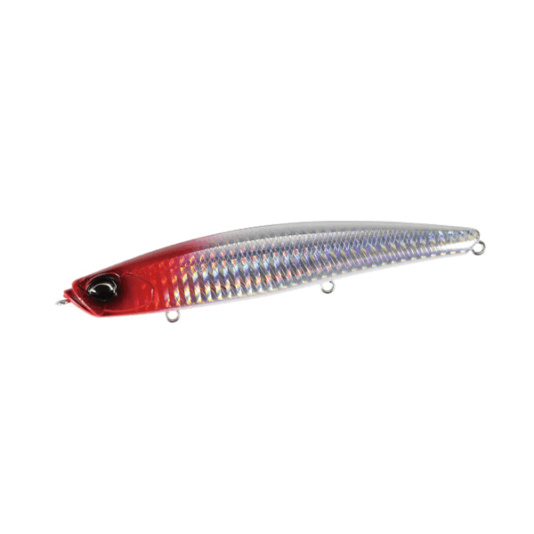 DUO BAY RUF SEEK 128S SLIGHT 128mm : 29.5g Sinking AHA0001 RED HEAD HOLO saltwater fishing lure