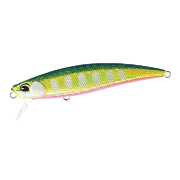 DUO SPEARHEAD RYUKI 71S 71mm : 10g Sinking ANA4098 BLUE PINK GOLD YAMAME freshwater fishing lure