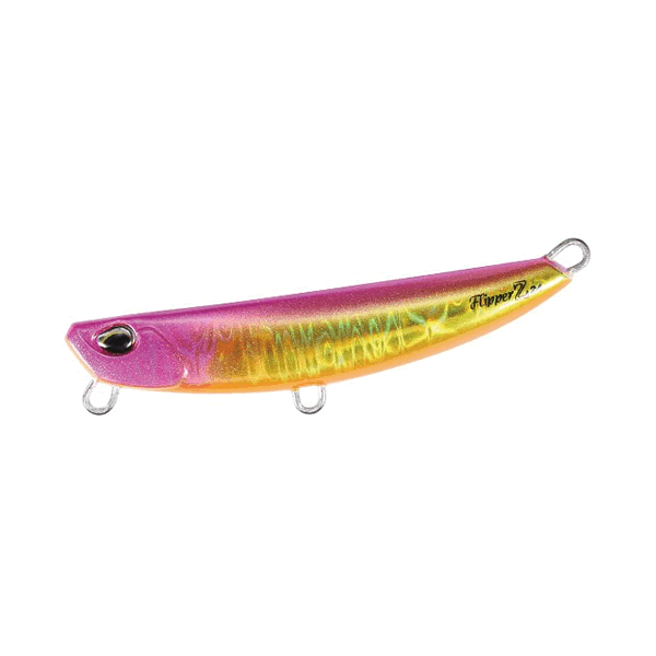 DUO BEACH WALKER FLIPPER Z24 68mm : 24g GPA0813 GOLD PINK HEAD OB saltwater fishing lure