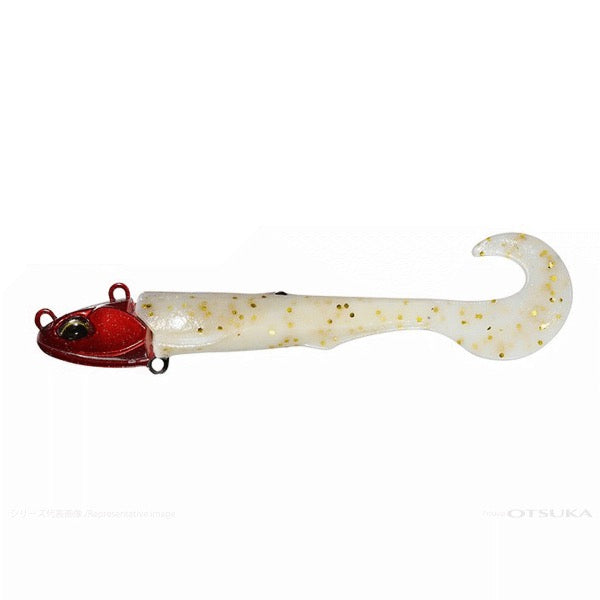 DUO Beach Walker Jumgo Grub Set 21g 3.0" : 21g ACC0933 ZABUTON GLOW RED HEAD