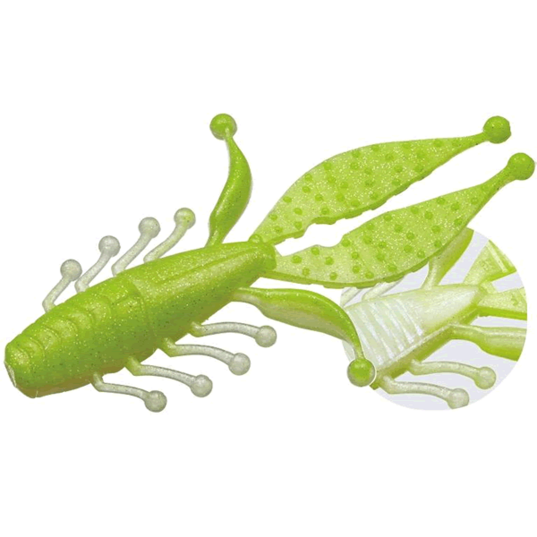 EVERGREEN KICKER BUG 5.5" (3 pcs/pack) #69 BIG BAITO CHART