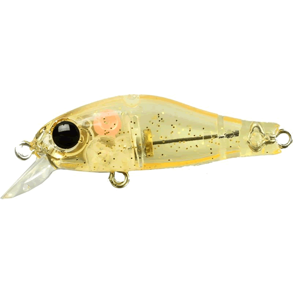 ZIP BAITS RIGGE 35SS 35mm : 2.2g SLOW SINKING 248 CLEAR ORANGE NEON / G LAME saltwater fishing lure