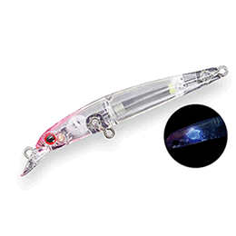 ZIP BAITS RIGGE SLIM 60SS 60mm 3.0g SLOW SINKING 194 CLEAR PINK HEAD saltwater fishing lure