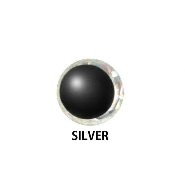 deps CRYSRAL EYE 4.8 dia. (18 pcs/pack) SILVER - Britannic Trade