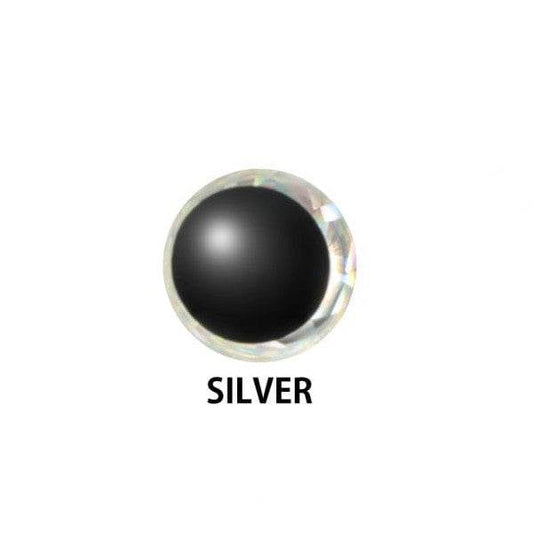 deps CRYSRAL EYE 4.8 dia. (18 pcs/pack) SILVER - Britannic Trade