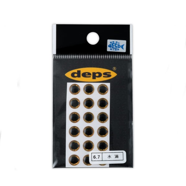 deps CRYSRAL EYE 6.7 dia. (18 pcs/pack) RAINBOW