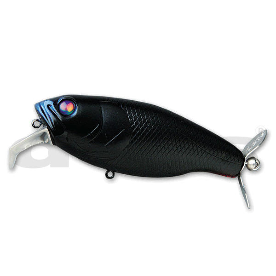 deps BUZZJET 96mm : 30g #04 JET BLACK freshwater fishing lure