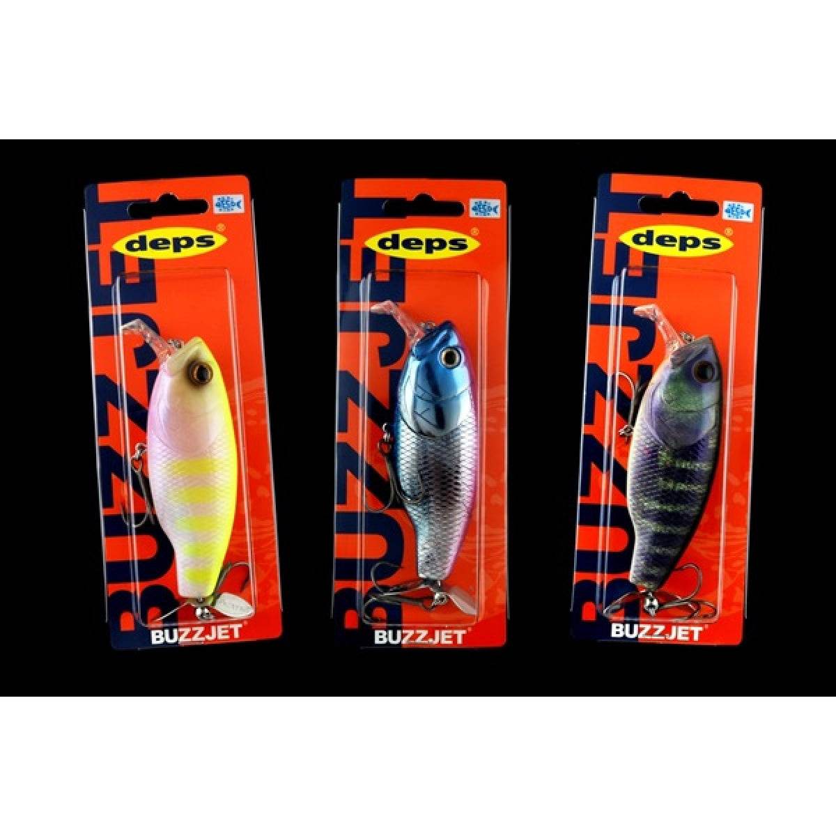 deps BUZZJET 96mm : 30g #04 JET BLACK - Britannic Trade