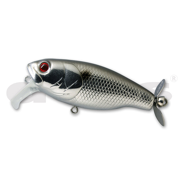 deps BUZZJET Jr. 72mm : 14g #80 CHROME BLACK BACK freshwater fishing lure
