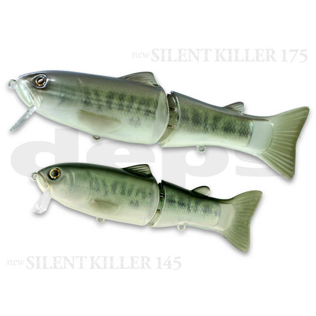 deps new SILENTKILLER 175 175mm : 2.5oz Floating #16 LARGE MOUTH freshwater fishing lure