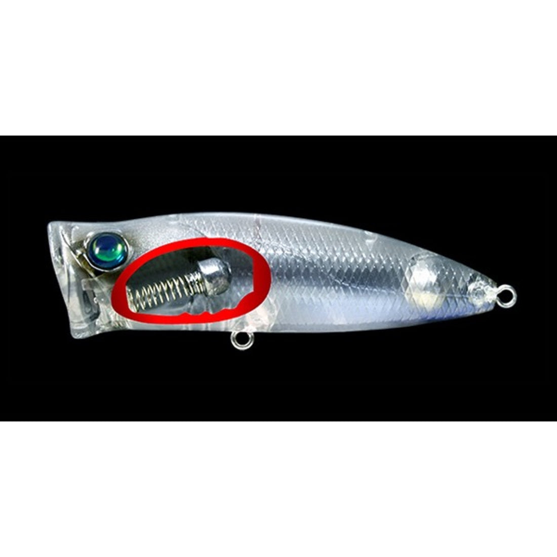 deps PULSECOD Length: 80 mm / Weight: 16 g Floating Popper #79 Bone Shad
