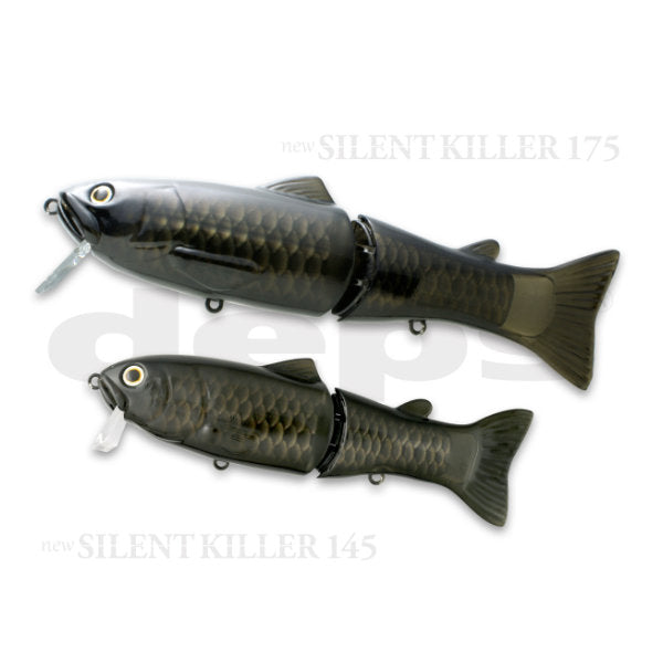 deps new SILENTKILLER 145 145mm : 1.6oz Floating #15 NUDE BLACK freshwater fishing lure