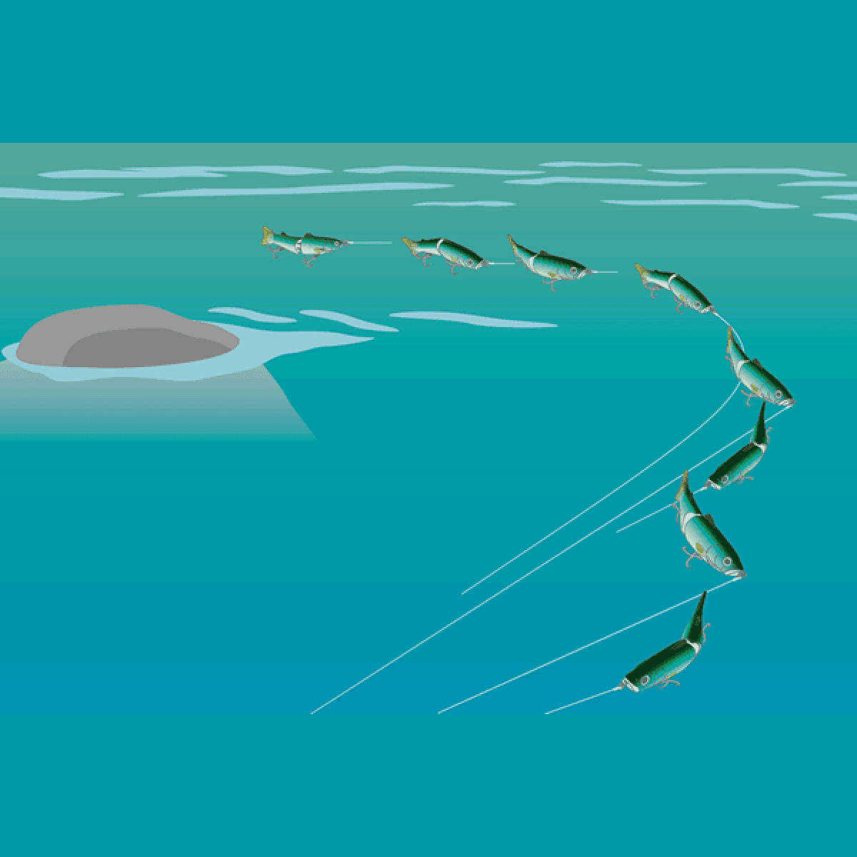 deps new SLIDESWIMMER 115 115mm : 22g Slow Sinking #11 BABY BASU - Britannic Trade