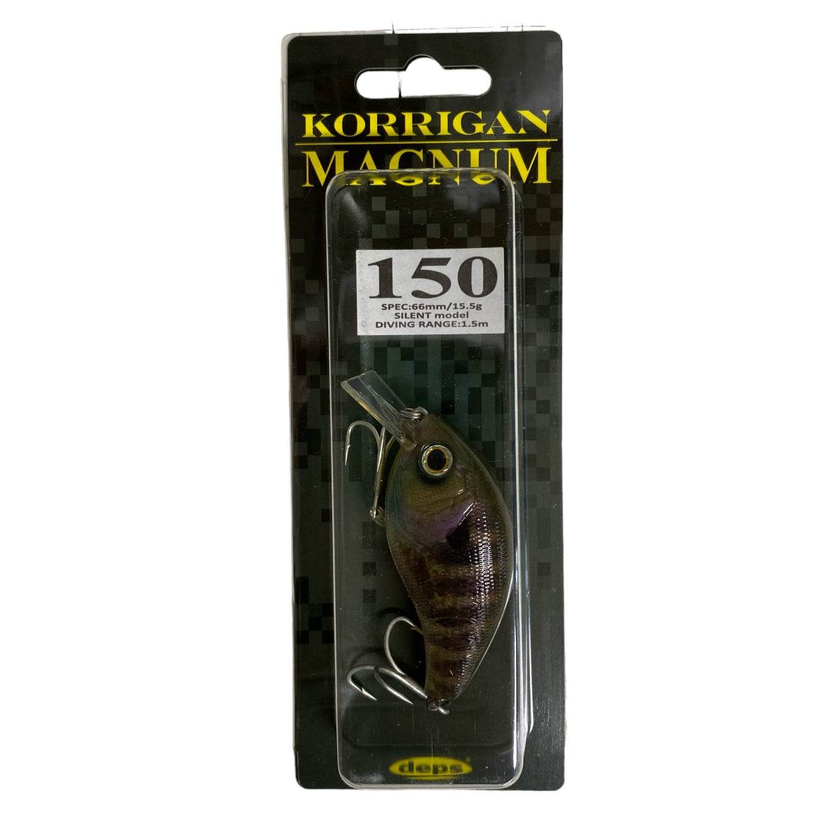 deps KORRIGAN MAGNUM 150 66mm : 15.5g Silent/DIVING range:1.5m #15 REAL BLUE GILL - Britannic Trade
