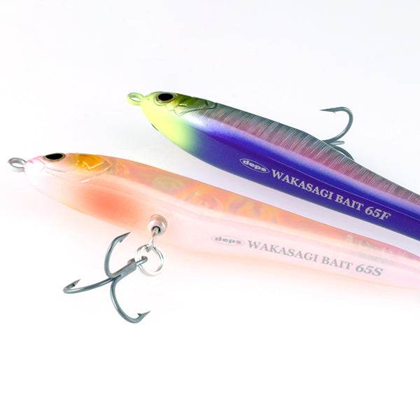 deps WAKASAGI BAIT 65F 65mm : 3.5g Floating #01 HALF MIRROR WAKASAGI - Britannic Trade