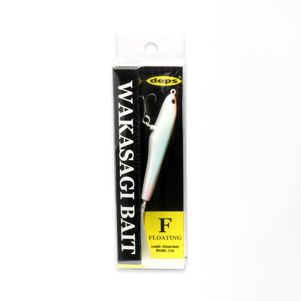 deps WAKASAGI BAIT 65F 65mm : 3.5g Floating #01 HALF MIRROR WAKASAGI - Britannic Trade
