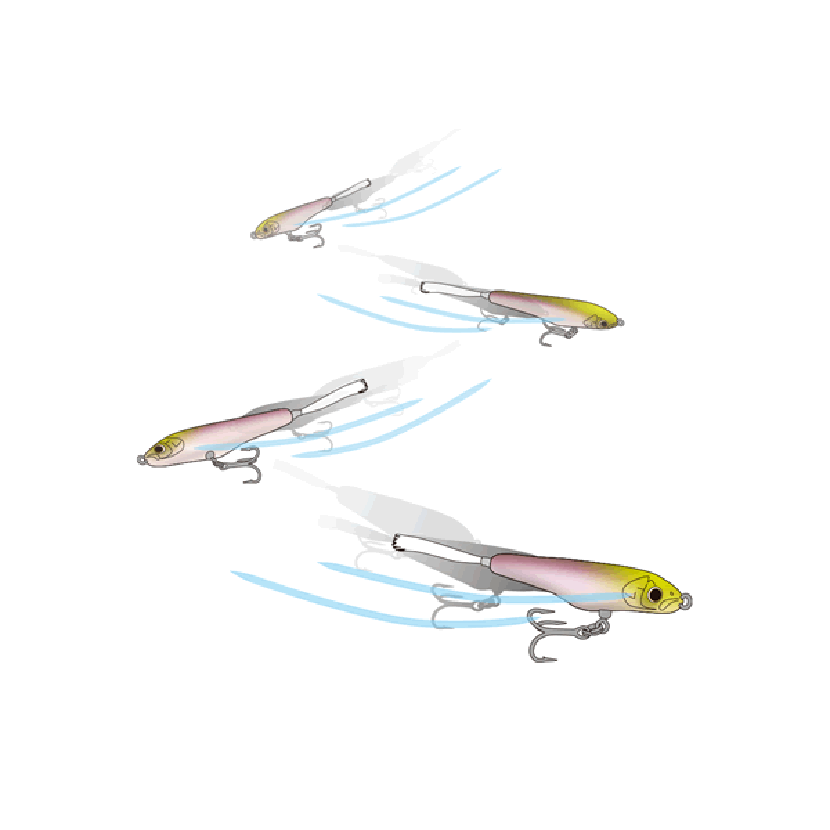 deps WAKASAGI BAIT 65F 65mm : 3.5g Floating #03 SHIRAUO