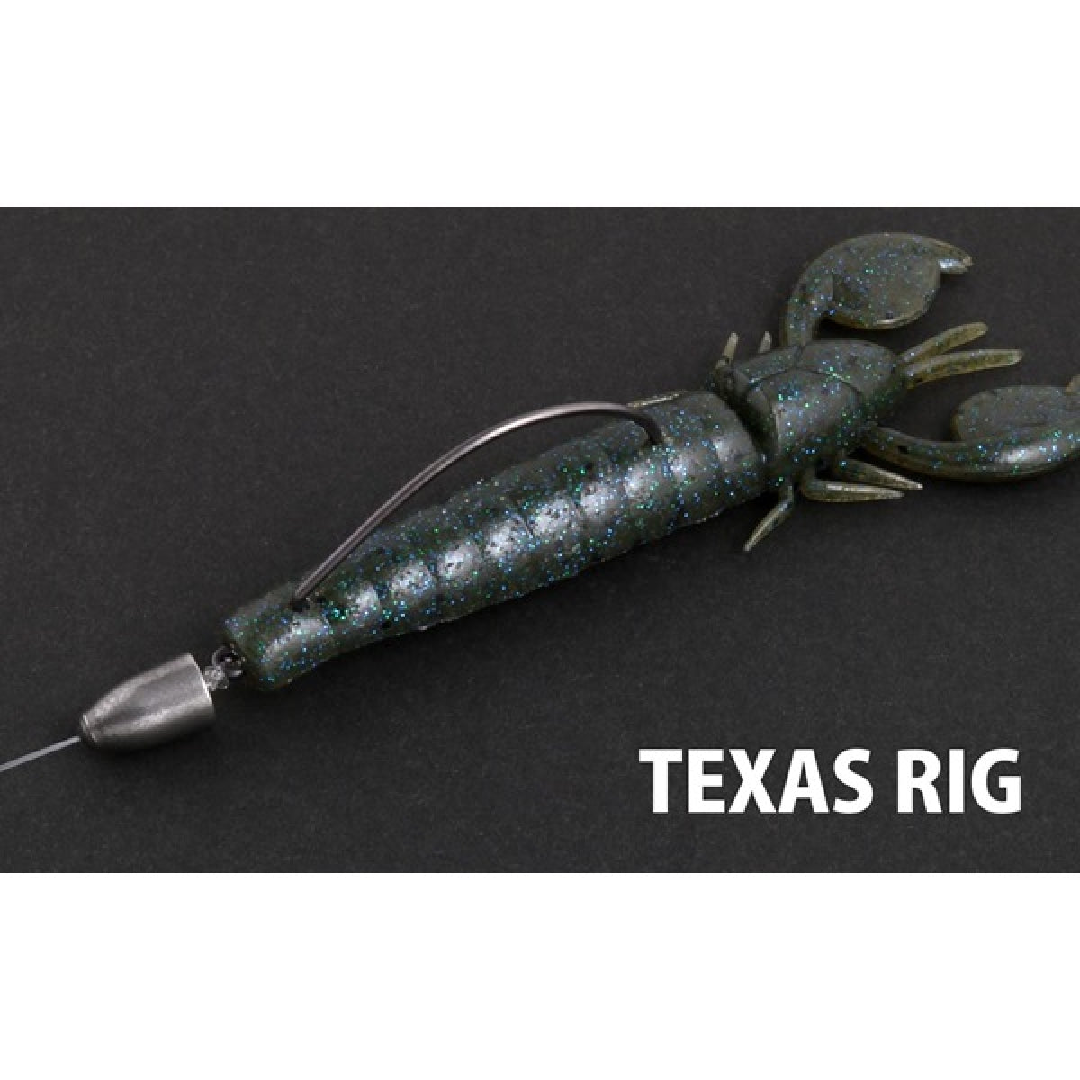 deps CLAP CRAW 4" (6 pcs/pack) #12 GREEN PUMPKIN