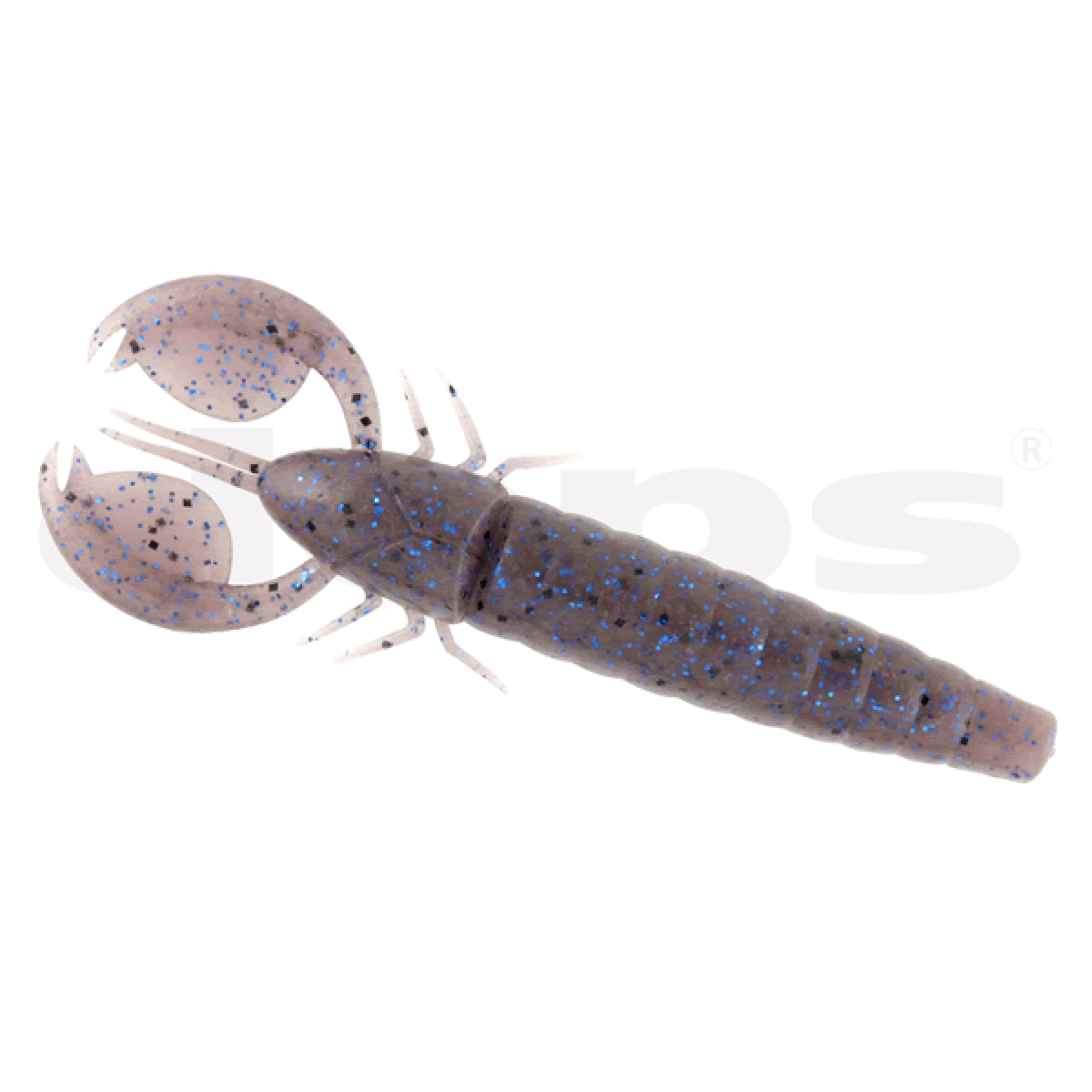 deps CLAP CRAW 4" (6 pcs/pack) #141 SAKURA BABY/BLUE FLAKE