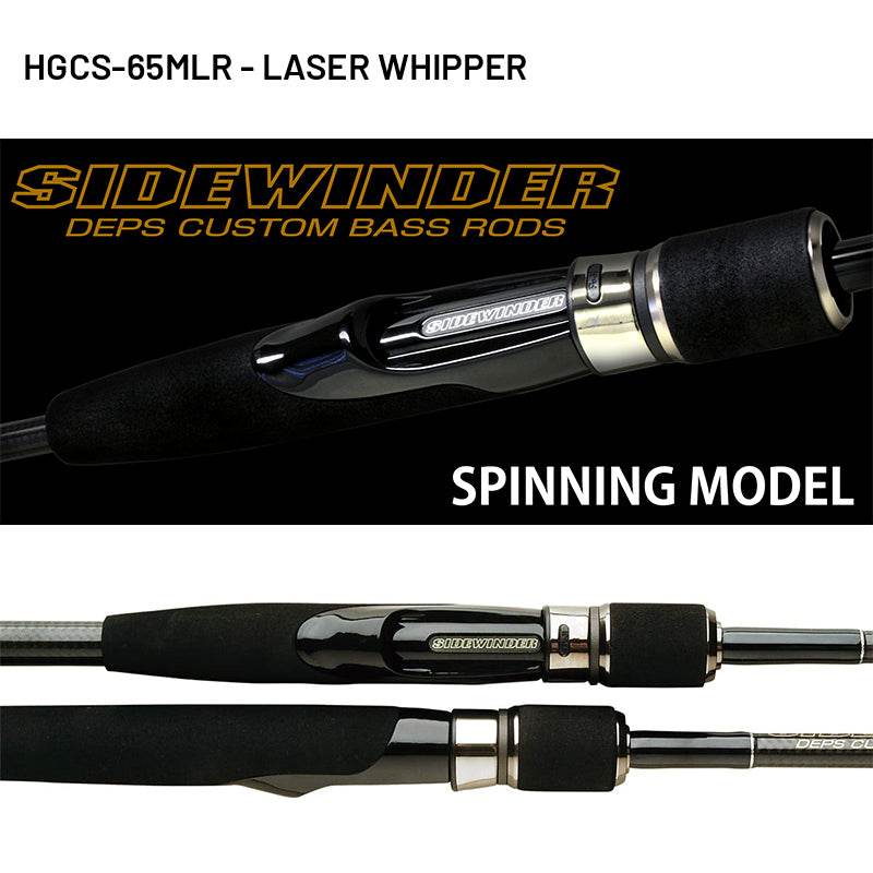 deps SIDEWINDER SPINNING MODEL HGCS-65MLR - LASER WHIPPER (1 piece Spinning) - Britannic Trade