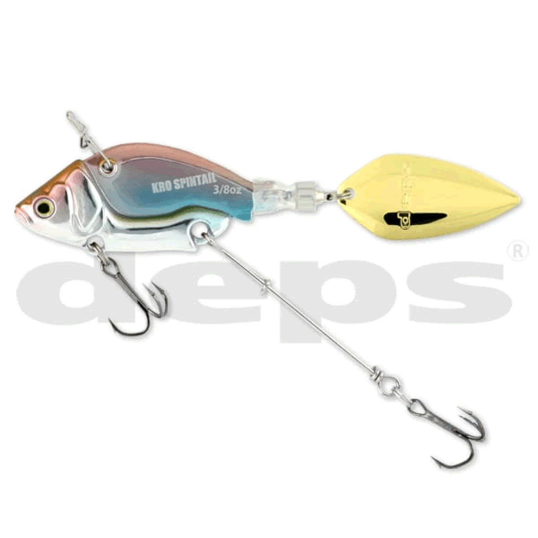 deps KRO SPINTAIL 44mm : 3/8oz #01 WAKASAGI freshwater fishing lure