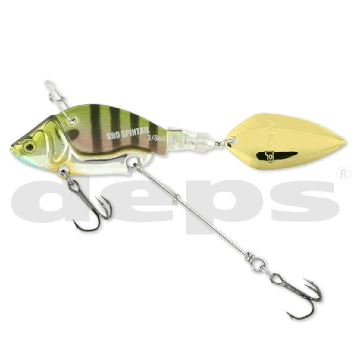 deps KRO SPINTAIL 44mm : 3/8oz #04 BLUE GIRU - Britannic Trade