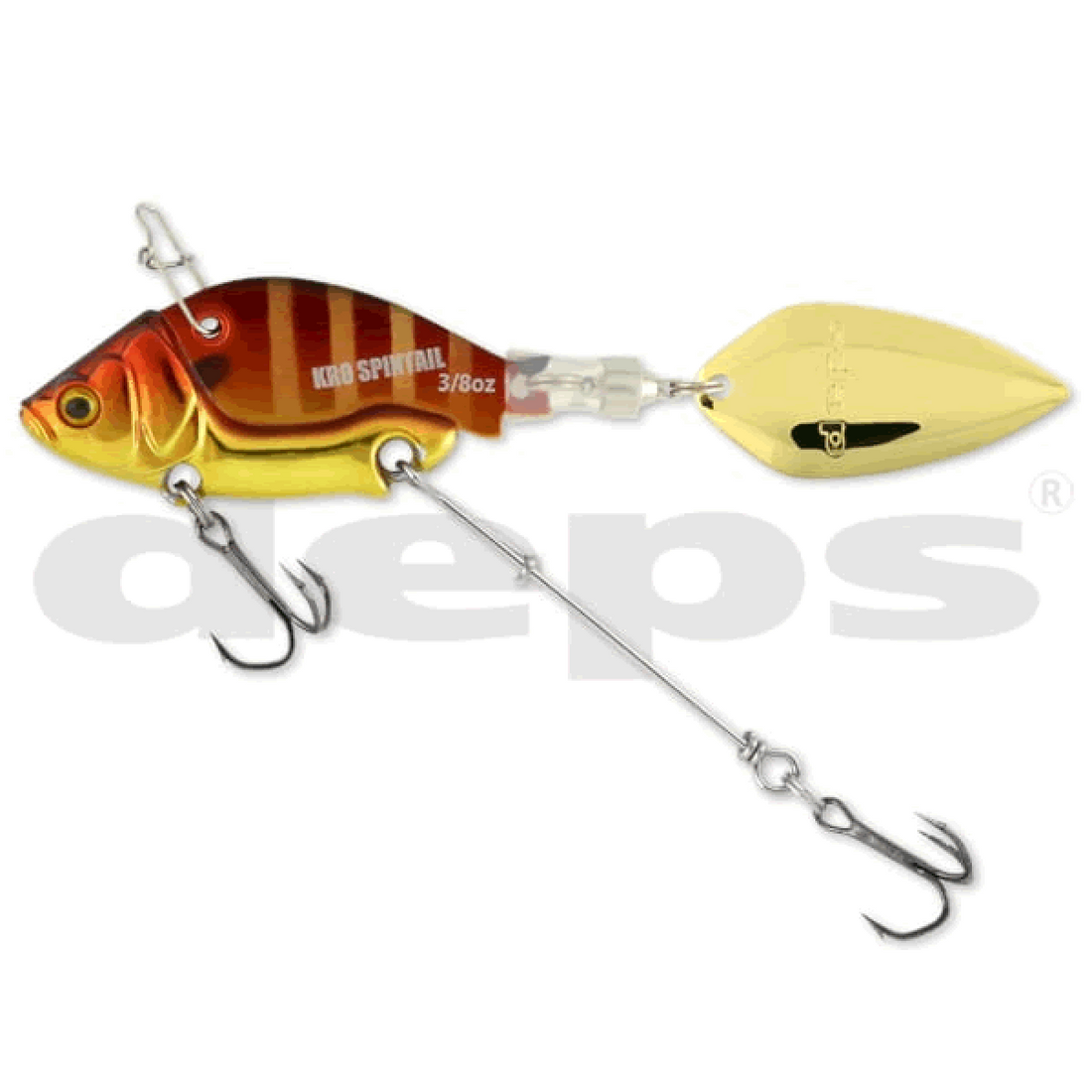 deps KRO SPINTAIL 44mm : 3/8oz #05 RED GIRU freshwater fishing lure