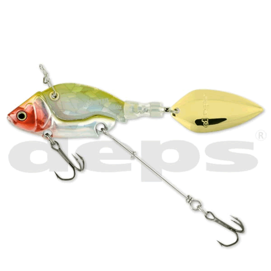 deps KRO SPINTAIL 44mm : 3/8oz #08 CLOWN freshwater fishing lure