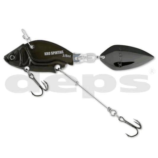 deps KRO SPINTAIL 44mm : 3/8oz #10 BLACK - Britannic Trade