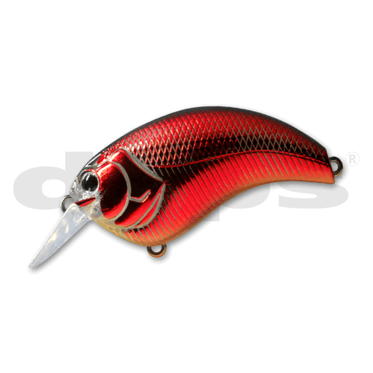 deps EVOKE 1.8 55mm : 11.5g #21 RED HOLO GURAMU - Britannic Trade