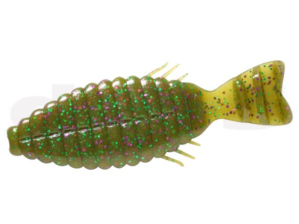 deps BULLFLAT 5.8" (4 pcs/pack) #115 GREEN PUMPKIN/PURPLE & GREEN FLAKE